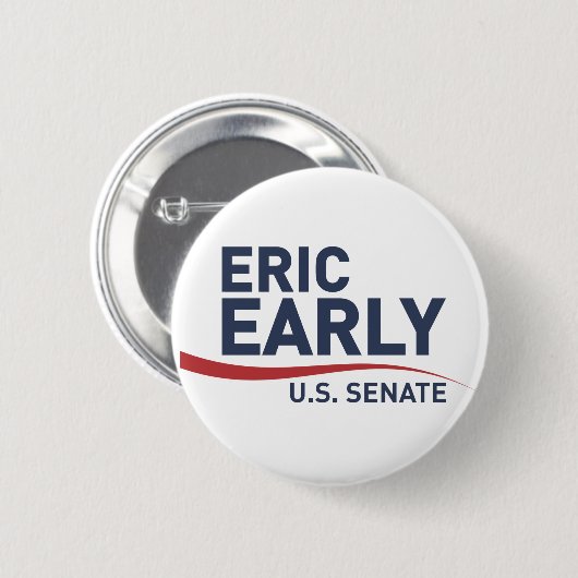 Eric Early voor de Button van de Amerikaanse Senaa (Voorkant /achterkant)