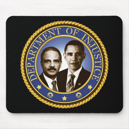 Eric Holder en het Departement van Onrechtvaardigh Muismat (Voorkant)