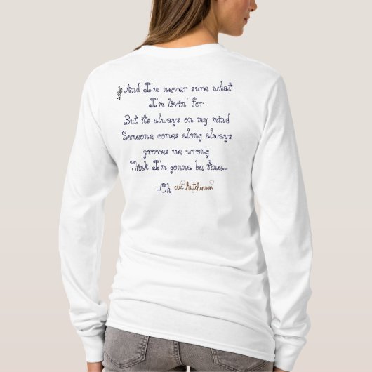 Eric Hutchinson T-shirt (Achterkant)