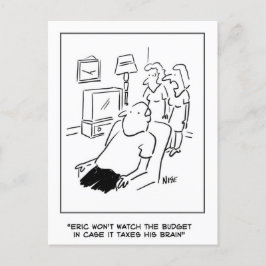 Eric kijkt niet naar het budget op TV Briefkaart