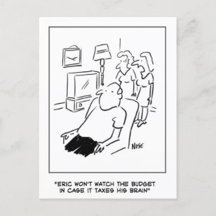 Eric kijkt niet naar het budget op TV Briefkaart