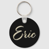 Eric Name whitegold Button Schlüsselanhänger Sleutelhanger (Voorkant)