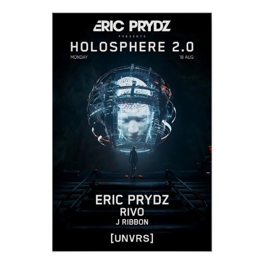 Eric Prydz - Holosphere 2.0 - [UNVRS]  Perfect Poster (Voorkant)