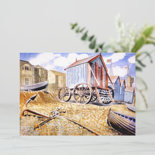 Eric Ravilious - Adelburgh Kaart (Staand voorkant)