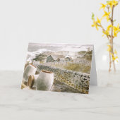 Eric Ravilious art, Convoy Passing an Island Kaart (Gele Bloem)