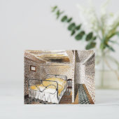 Eric Ravilious art, Farmhouse Bedroom Briefkaart (Staand voorkant)