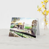 Eric Ravilious art, Shepherd's Cottage Kaart (Gele Bloem)