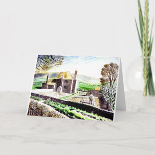 Eric Ravilious art, Shepherd's Cottage Kaart