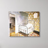 Eric Ravilious art, The Bedstead Canvas Afdruk (Voorkant)
