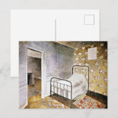 Eric Ravilious art, The Bedstead Feestdagenkaart (Voorkant / Achterkant)