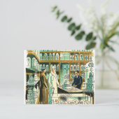 Eric Ravilious art, The Wedding Shop Briefkaart (Staand voorkant)