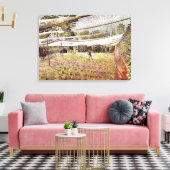 Eric Ravilious artwork, aardbeiennetten Canvas Afdruk (Insitu (Woonkamer))