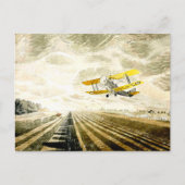 Eric Ravilious artwork, Tiger Moth Briefkaart (Voorkant)