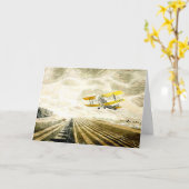 Eric Ravilious artwork, Tiger Moth Kaart (Gele Bloem)