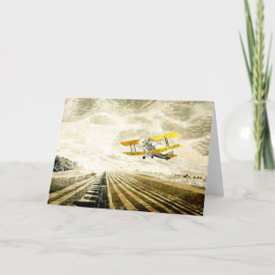 Eric Ravilious artwork, Tiger Moth Kaart