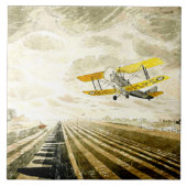 Eric Ravilious artwork, Tiger Moth Tegeltje (Voorkant)