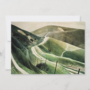 Eric Ravilious - Chalk Paths, Kaart