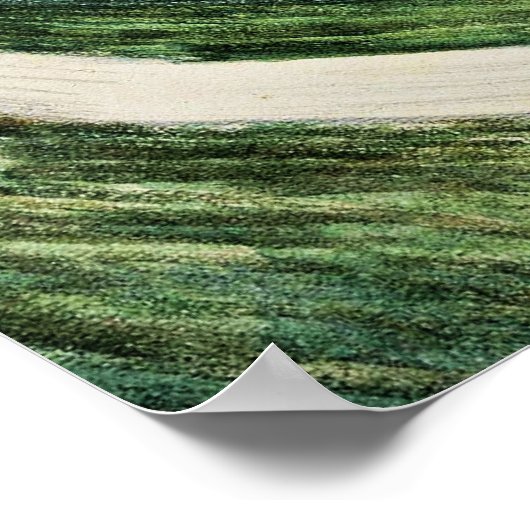 Eric Ravilious - Chalk Paths, Poster (Hoek)