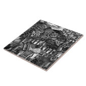 Eric Ravilious - Church under a Hill, Tegeltje (Zijkant)