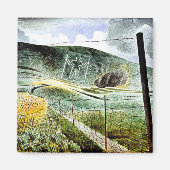 Eric Ravilious - De reus van Wilmington Magneet (Voorkant)