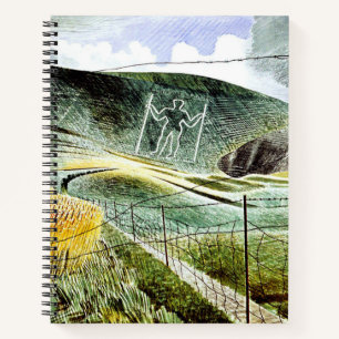 Eric Ravilious - De reus van Wilmington, Notitieboek