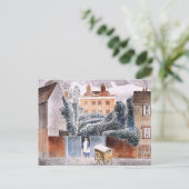 Eric Ravilious, De Vicarage, magisch realisme Briefkaart (Staand voorkant)