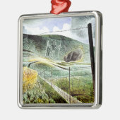 Eric Ravilious - De Wilmington Giant, Metalen Ornament (Links)