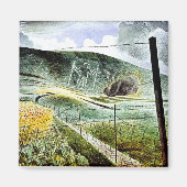 Eric Ravilious - De Wilmington Giant, mooie kunst Magneet (Voorkant)