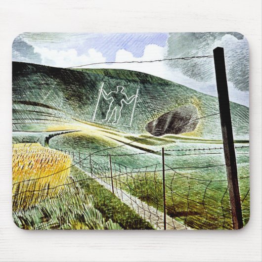 Eric Ravilious - De Wilmington Giant, Muismat (Voorkant)