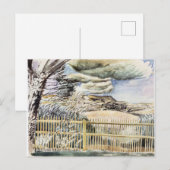 Eric Ravilious - Firle Beacon, mooi kunstschilderi Briefkaart (Voorkant / Achterkant)