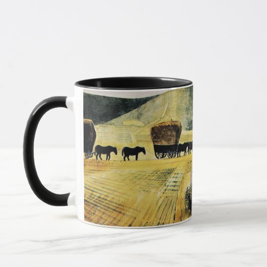 Eric Ravilious - Furlong, beroemd schilderij Mok (Links)