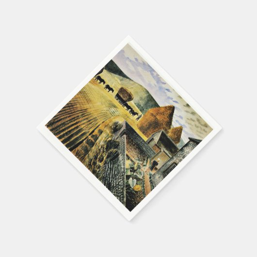 Eric Ravilious - Furlong, beroemd schilderij, Servet