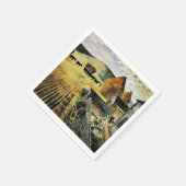 Eric Ravilious - Furlongs, beroemd schilderij, Servet (Hoek)