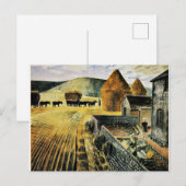 Eric Ravilious - Furlongs Briefkaart (Voorkant / Achterkant)