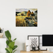 Eric Ravilious - Furlongs Poster (Thuiskantoor)