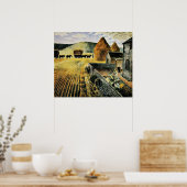 Eric Ravilious - Furlongs Poster (Keuken)