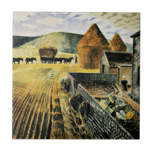 Eric Ravilious - Furlongs Tegeltje
