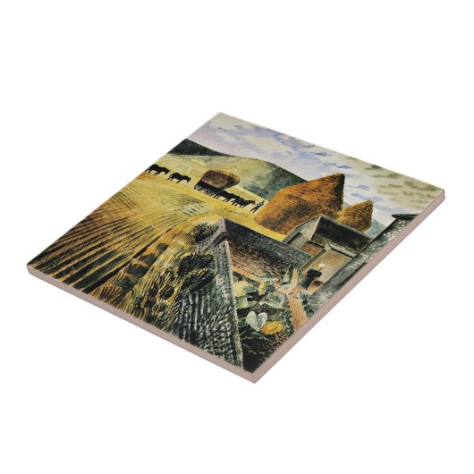 Eric Ravilious - Furlongs Tegeltje (Zijkant)