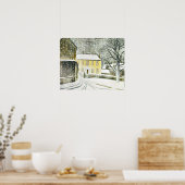 Eric Ravilious - Hallstead Road in de sneeuw, 1936 Poster (Keuken)