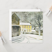 Eric Ravilious - Hallstead Road in Snow, 1936 Kaart (Voorkant / Achterkant in situ)