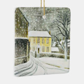 Eric Ravilious - Hallstead Road in Snow, Keramisch Ornament (Rechts)