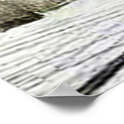 Eric Ravilious - Hallstead Road in Snow, Poster (Hoek)