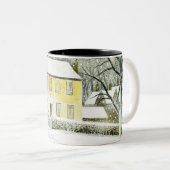 Eric Ravilious - Hallstead Road in Snow, Tweekleurige Koffiemok (Voorkant rechts)