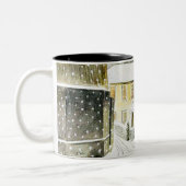 Eric Ravilious - Hallstead Road in Snow, Tweekleurige Koffiemok (Links)