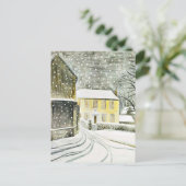Eric Ravilious - Halstead Road in de sneeuw Briefkaart (Staand voorkant)