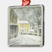 Eric Ravilious - Halstead Road in de sneeuw,  Metalen Ornament (Links)