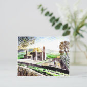 Eric Ravilious, Herderwoning Briefkaart (Staand voorkant)