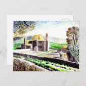 Eric Ravilious, Herderwoning Briefkaart (Voorkant / Achterkant)