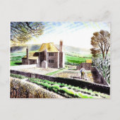 Eric Ravilious, Herderwoning Briefkaart (Voorkant)