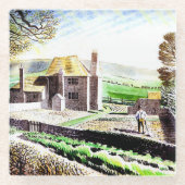 Eric Ravilious, Herderwoning, Glazen Onderzetter (Voorkant)
